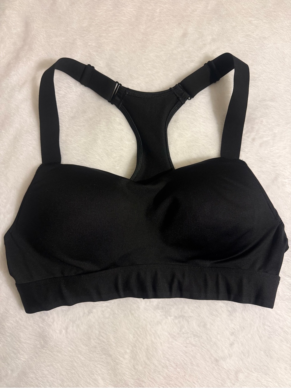 PINK Racerback padded sports bra. Ultimate push up. Small